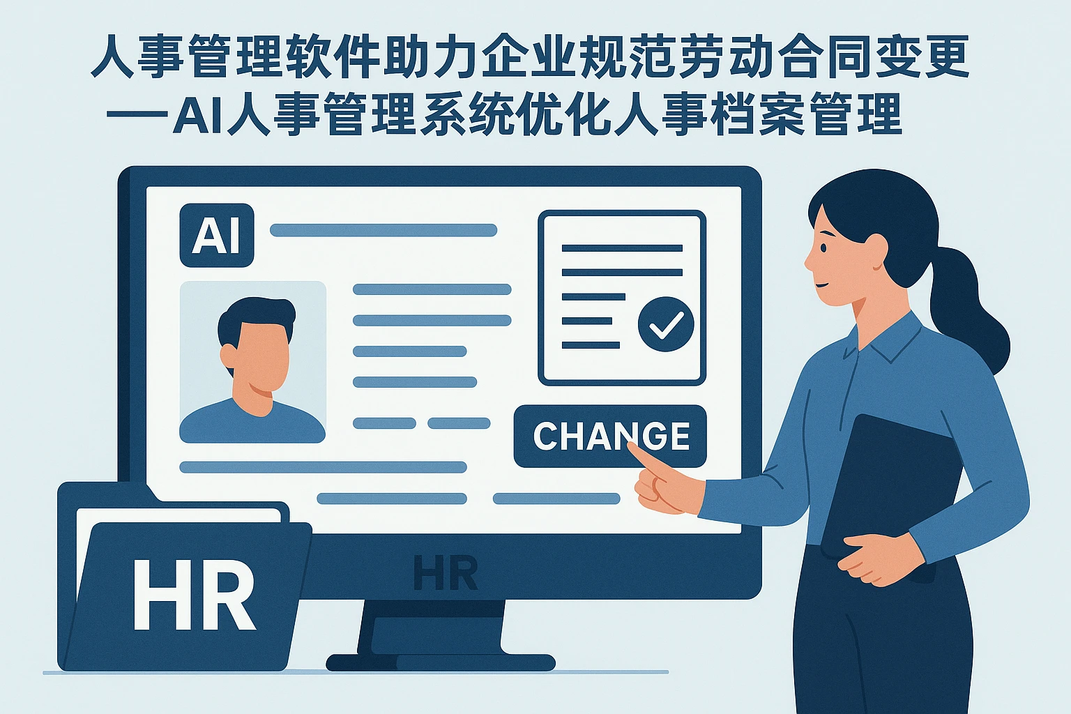 人事管理软件助力企业规范劳动合同变更——AI人事管理系统优化人事档案管理