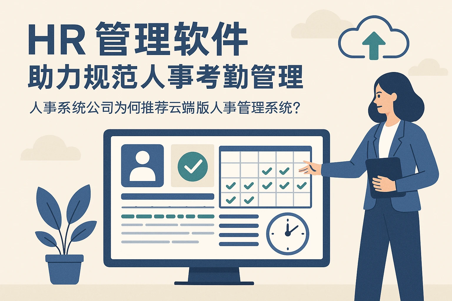 HR管理软件助力规范人事考勤管理 —— 人事系统公司为何推荐云端版人事管理系统？