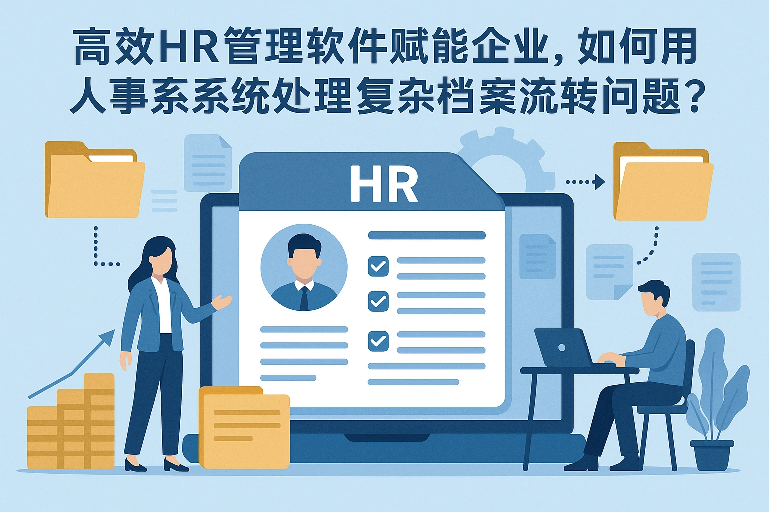 高效HR管理软件赋能企业，如何用人事系统处理复杂档案流转问题？