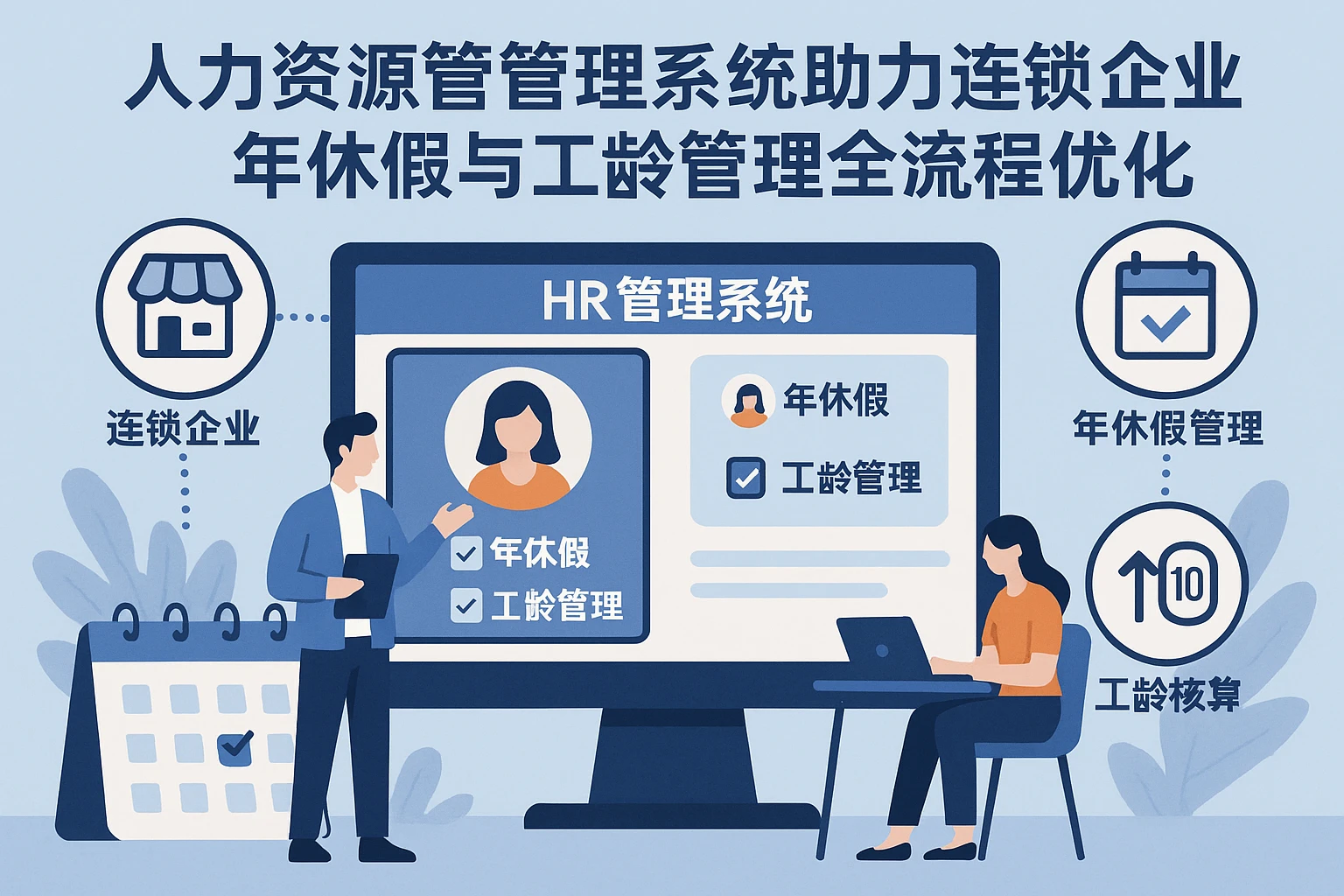人力资源管理系统助力连锁企业年休假与工龄管理全流程优化