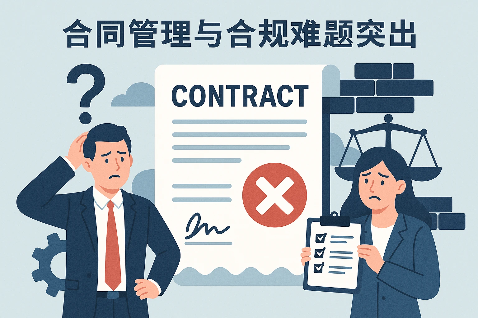合同管理与合规难题突出
