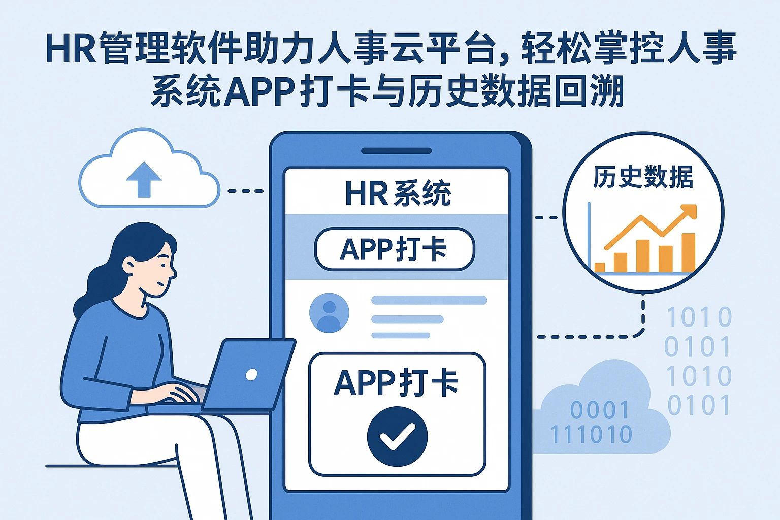 HR管理软件助力人事云平台，轻松掌控人事系统APP打卡与历史数据回溯