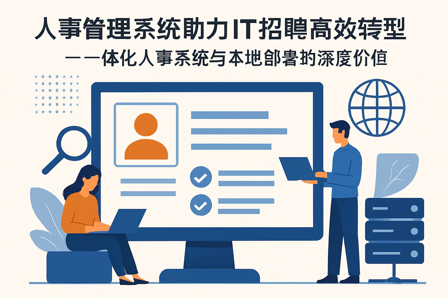 人事管理系统助力IT招聘高效转型——一体化人事系统与本地部署的深度价值