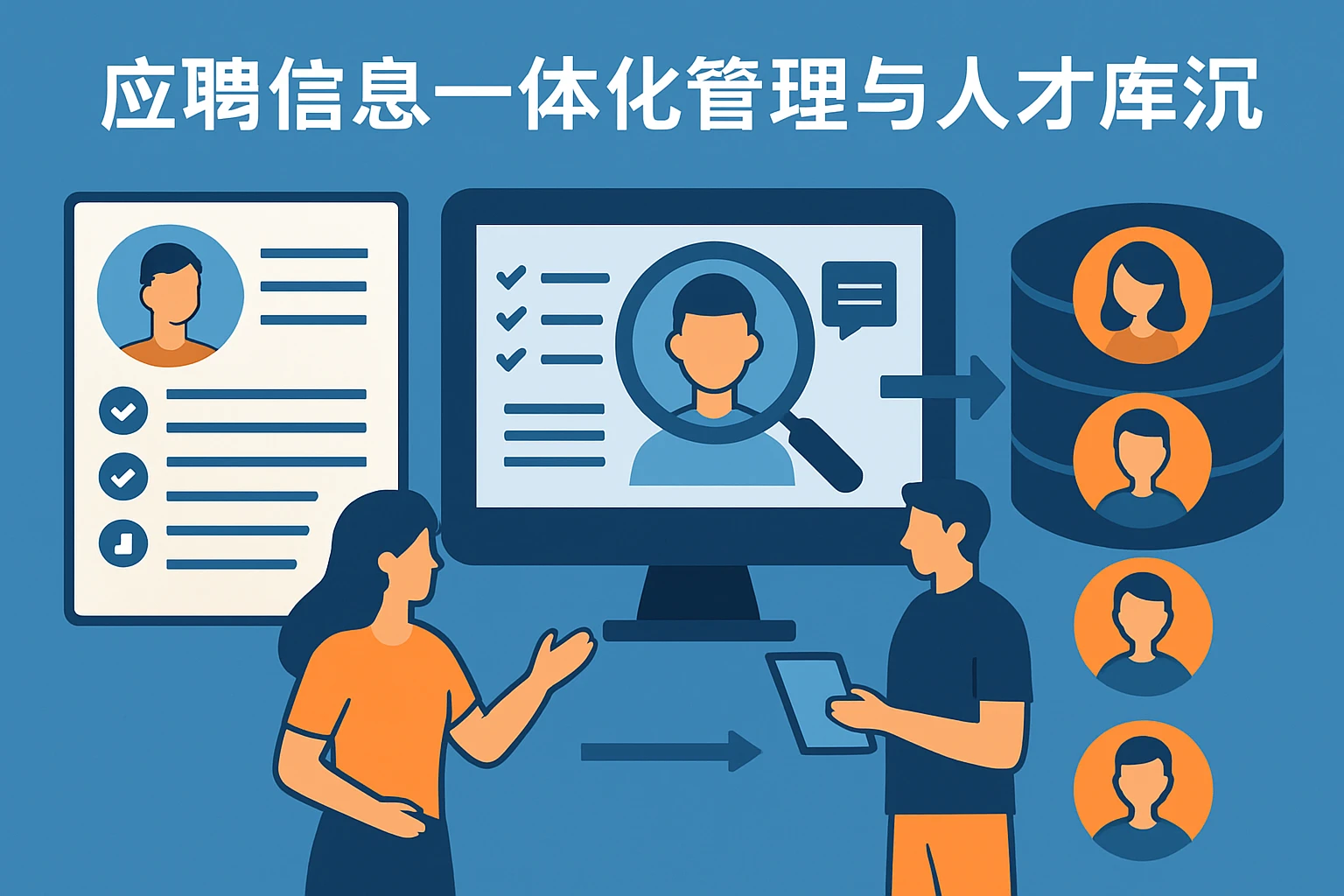 应聘信息一体化管理与人才库沉淀