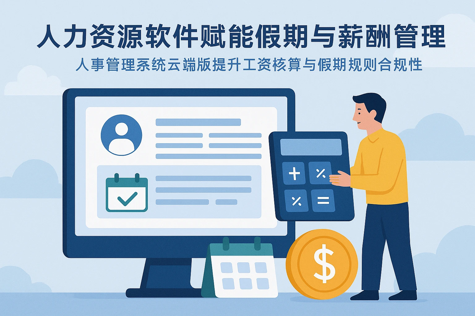 人力资源软件赋能假期与薪酬管理——人事管理系统云端版提升工资核算与假期规则合规性