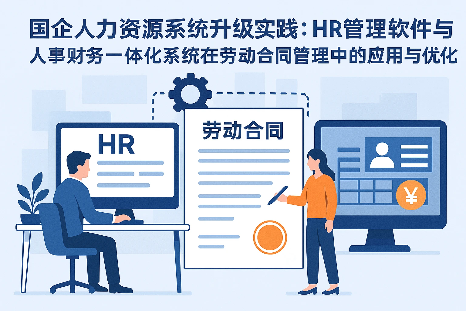 国企人力资源系统升级实践：HR管理软件与人事财务一体化系统在劳动合同管理中的应用与优化