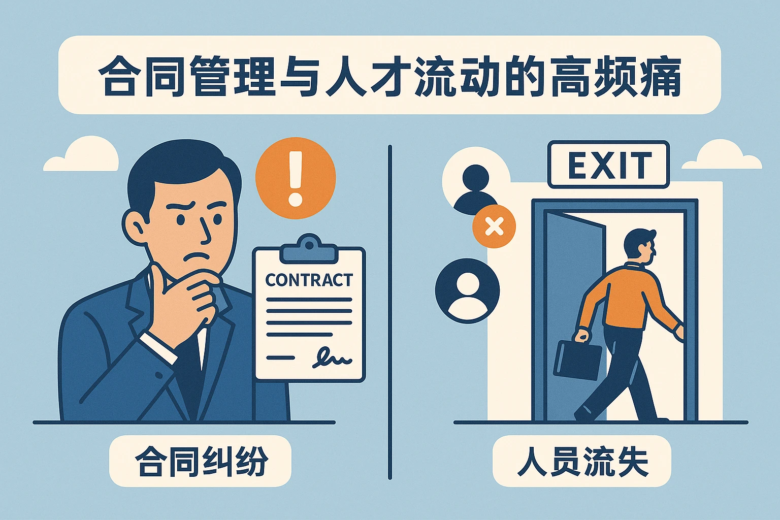 合同管理与人才流动的高频痛点