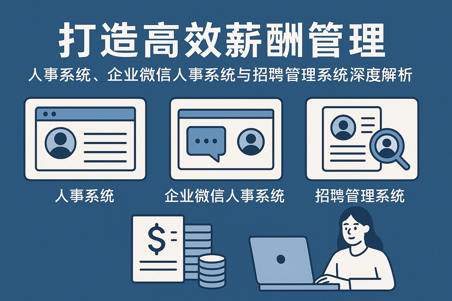 打造高效薪酬管理：人事系统、企业微信人事系统与招聘管理系统深度解析