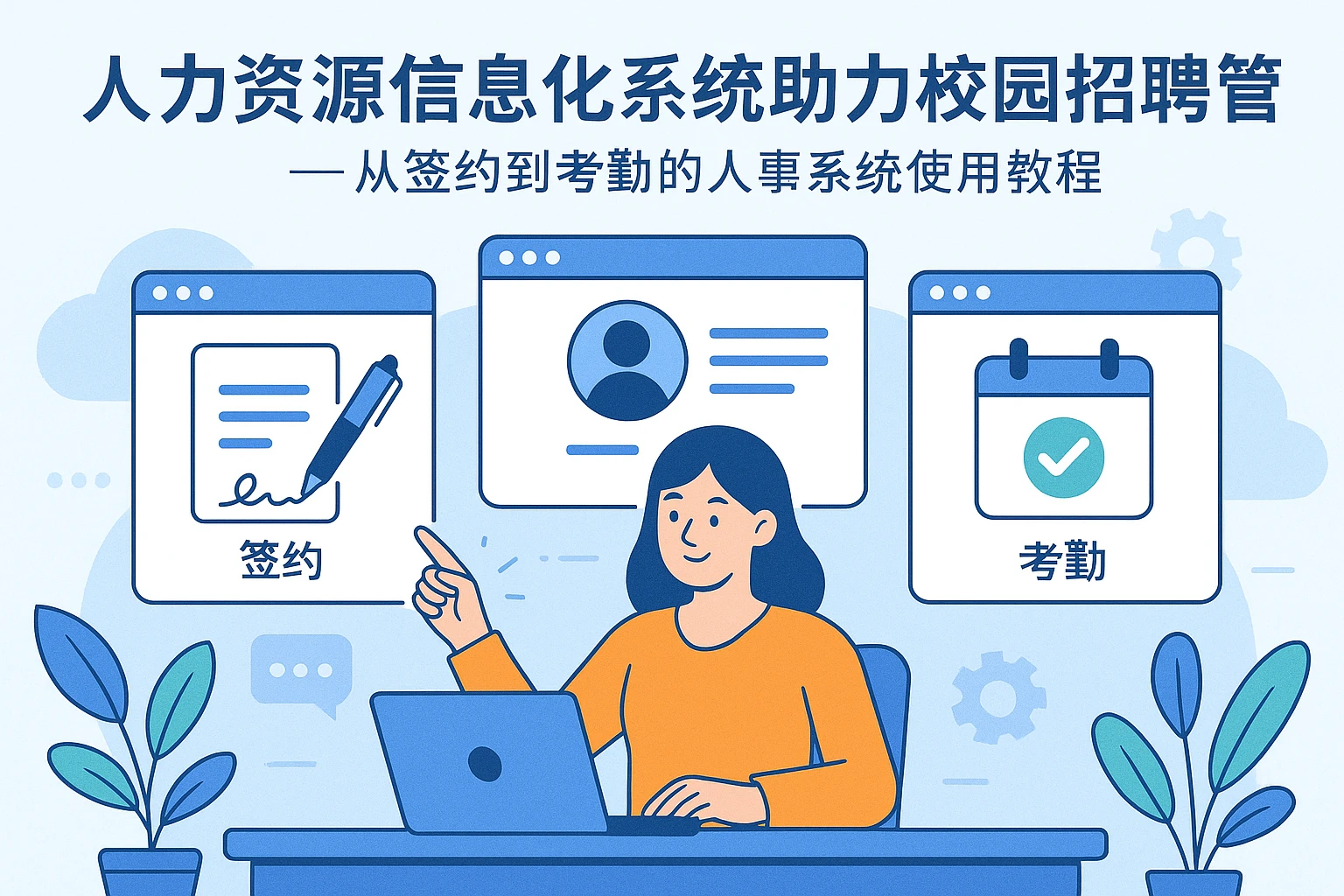 人力资源信息化系统助力校园招聘管理——从签约到考勤的人事系统使用教程