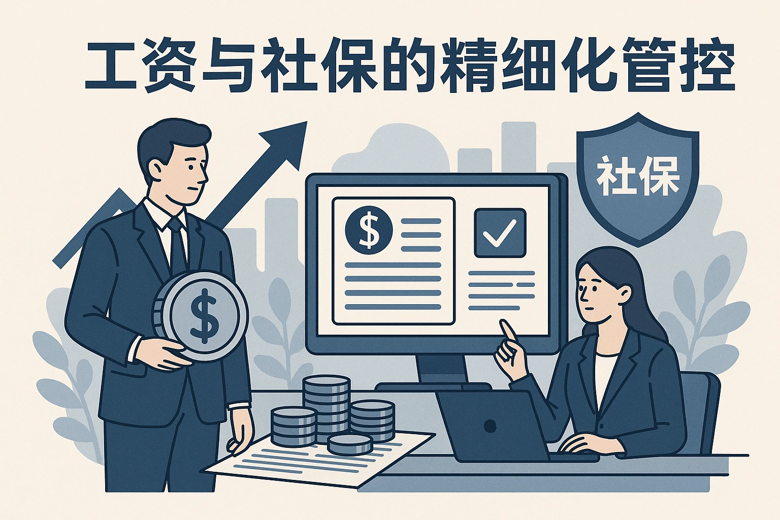 工资与社保的精细化管控