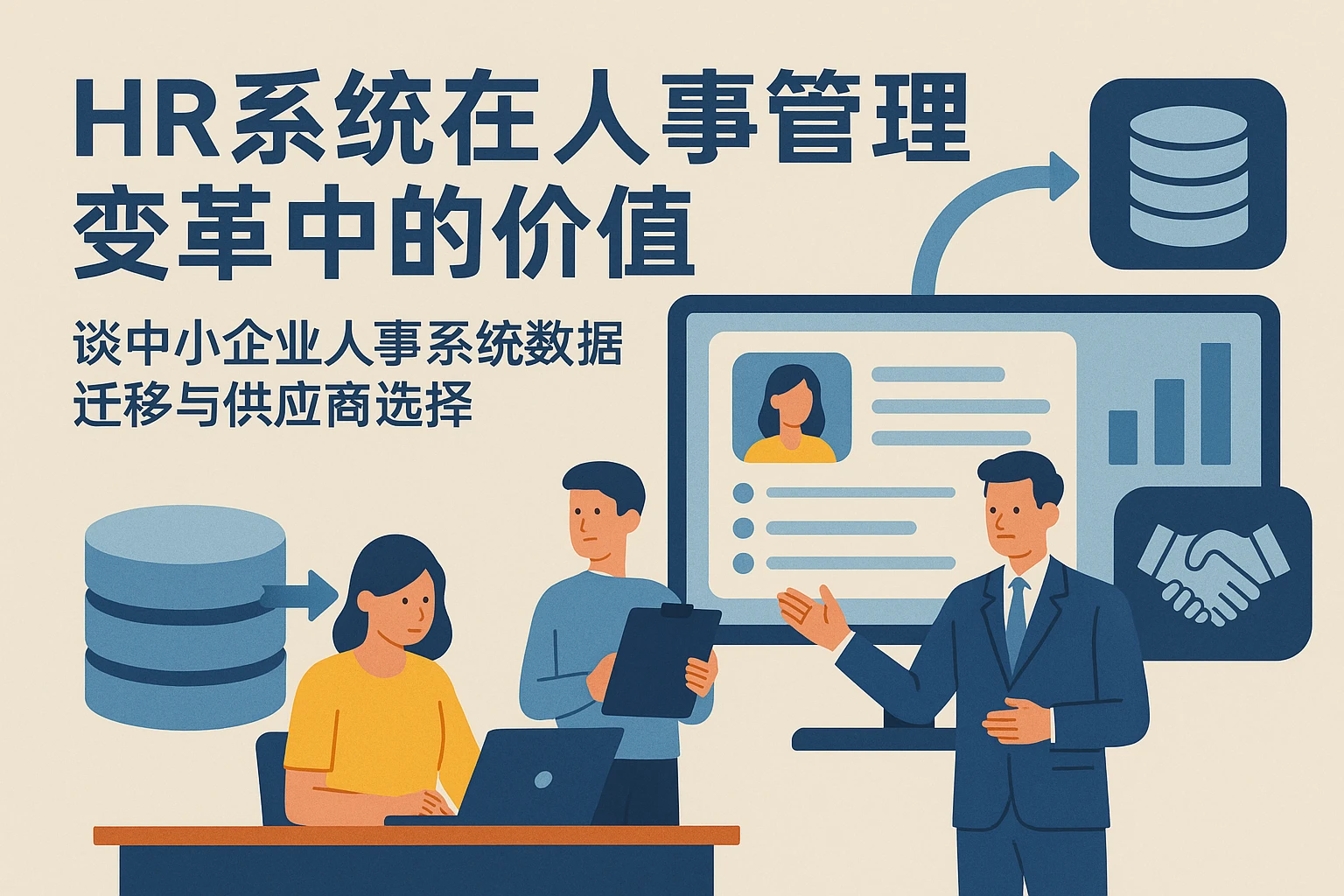HR系统在人事管理变革中的价值——谈中小企业人事系统数据迁移与供应商选择