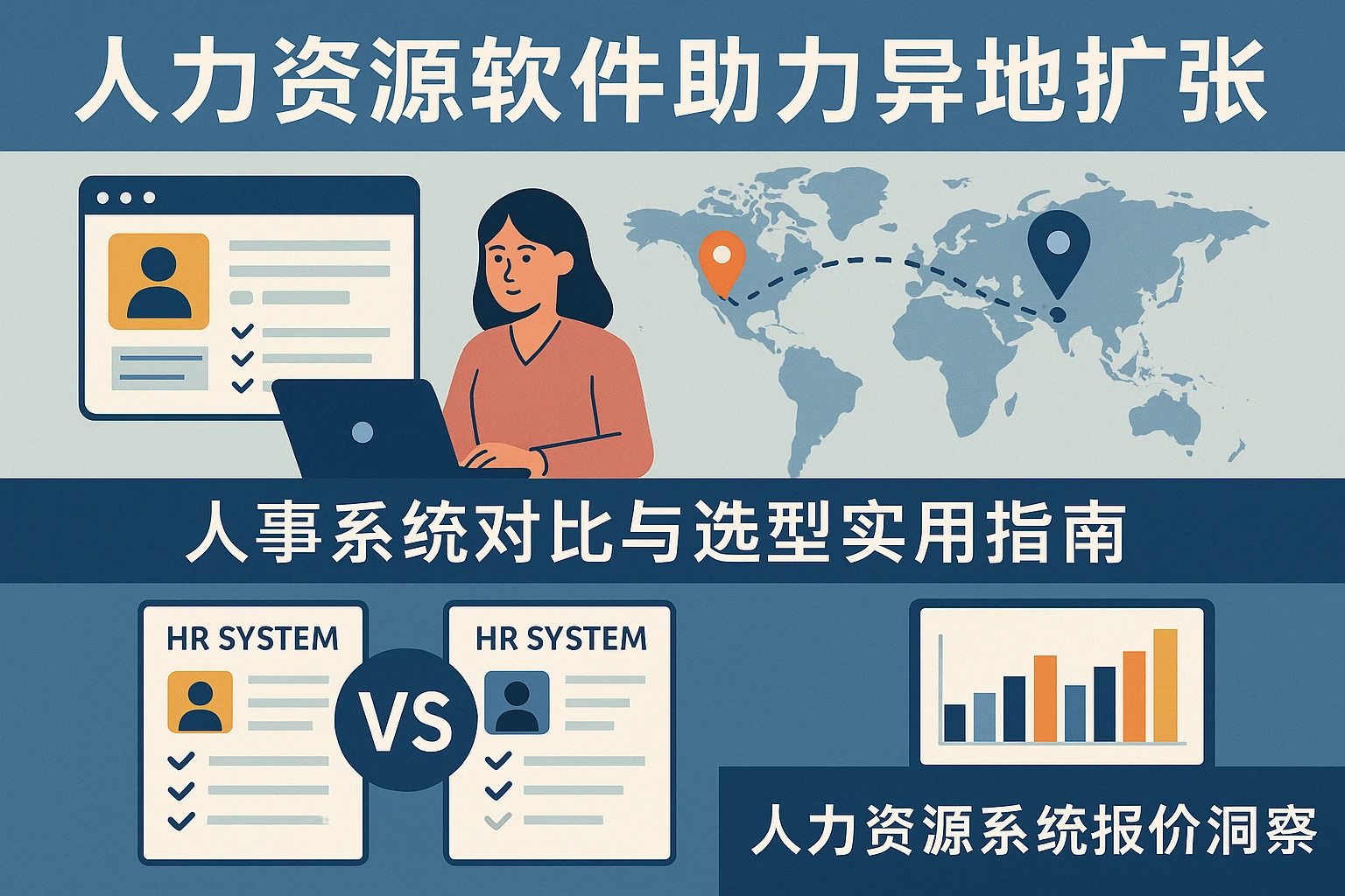 人力资源软件助力异地扩张：人事系统对比与选型实用指南，附人力资源系统报价洞察