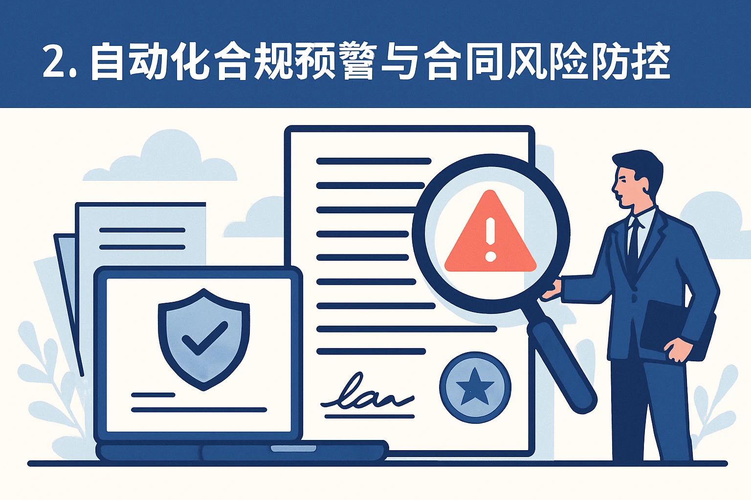 2. 自动化合规预警与合同风险防控