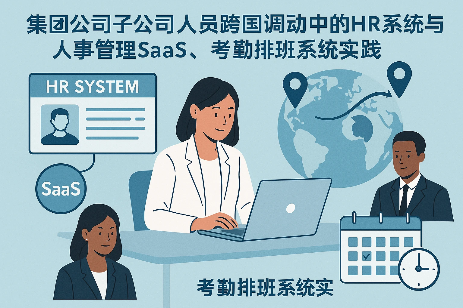 集团公司子公司人员跨国调动中的HR系统与人事管理SaaS、考勤排班系统实践