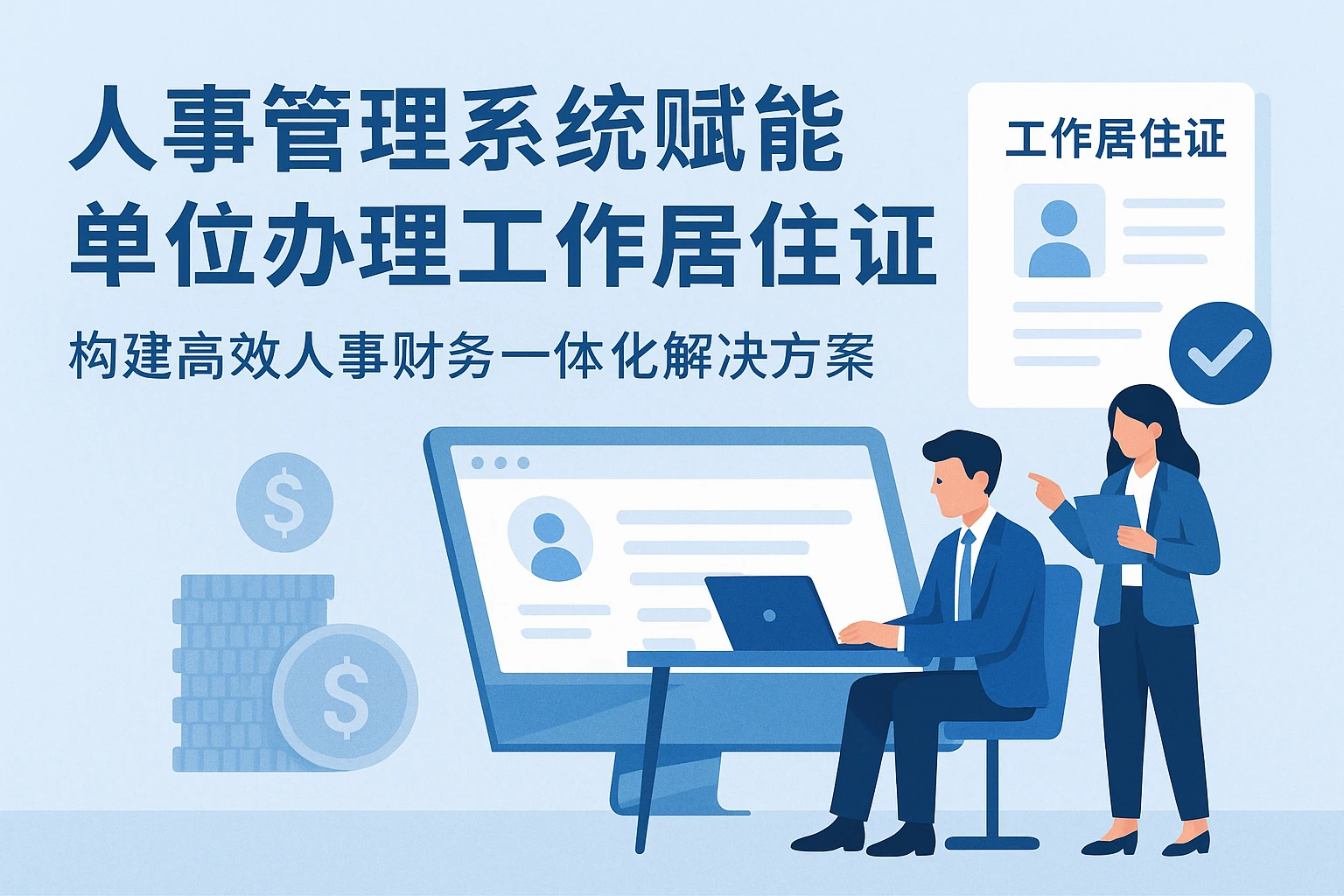 人事管理系统赋能单位办理工作居住证——构建高效人事财务一体化解决方案