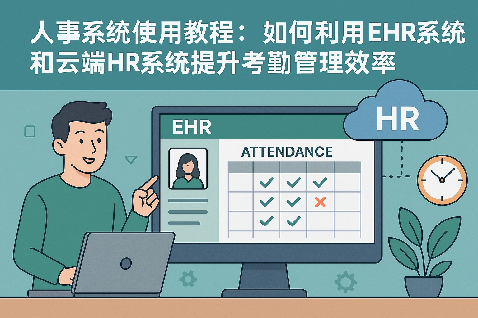 人事系统使用教程：如何利用EHR系统和云端HR系统提升考勤管理效率