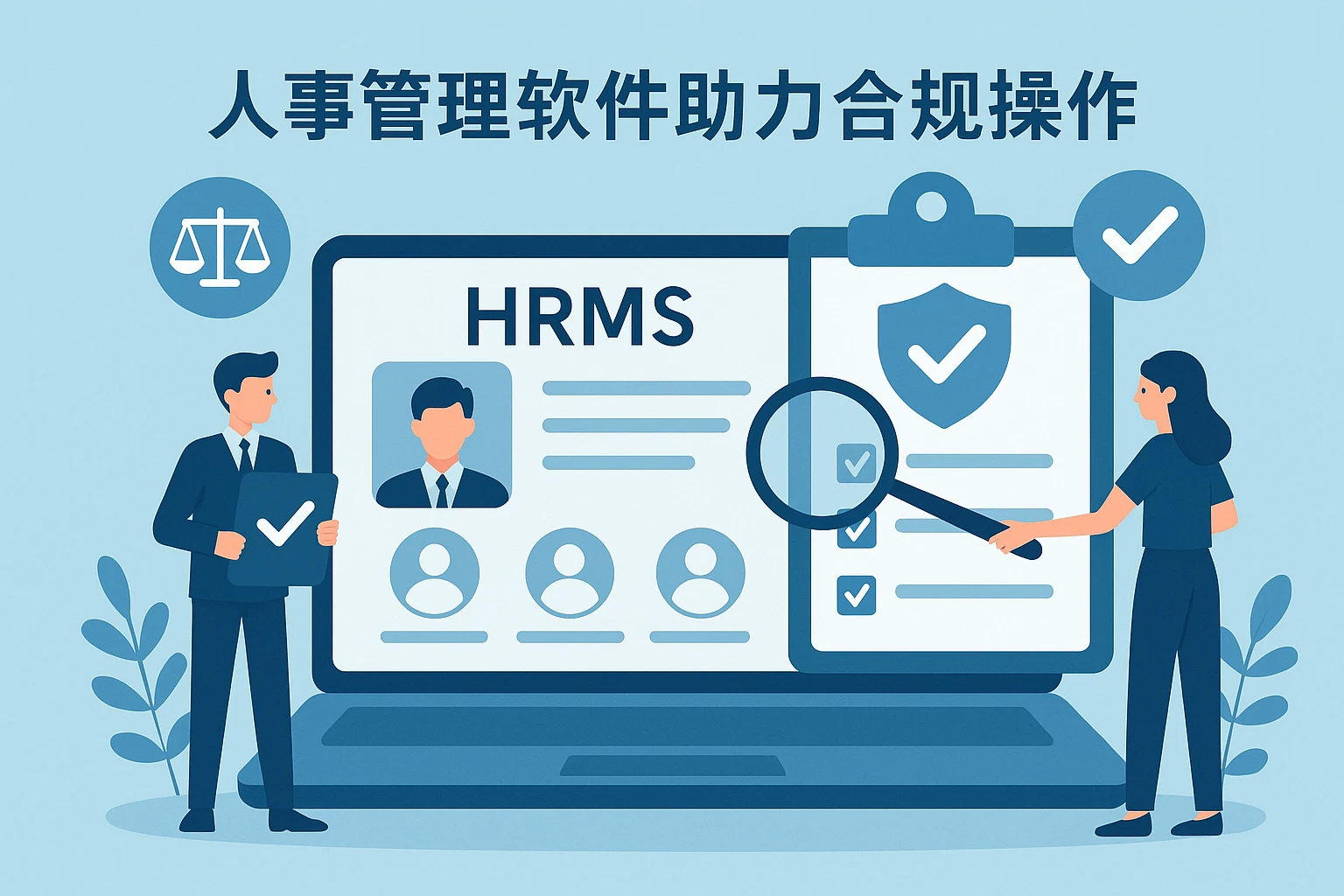 人事管理软件助力合规操作