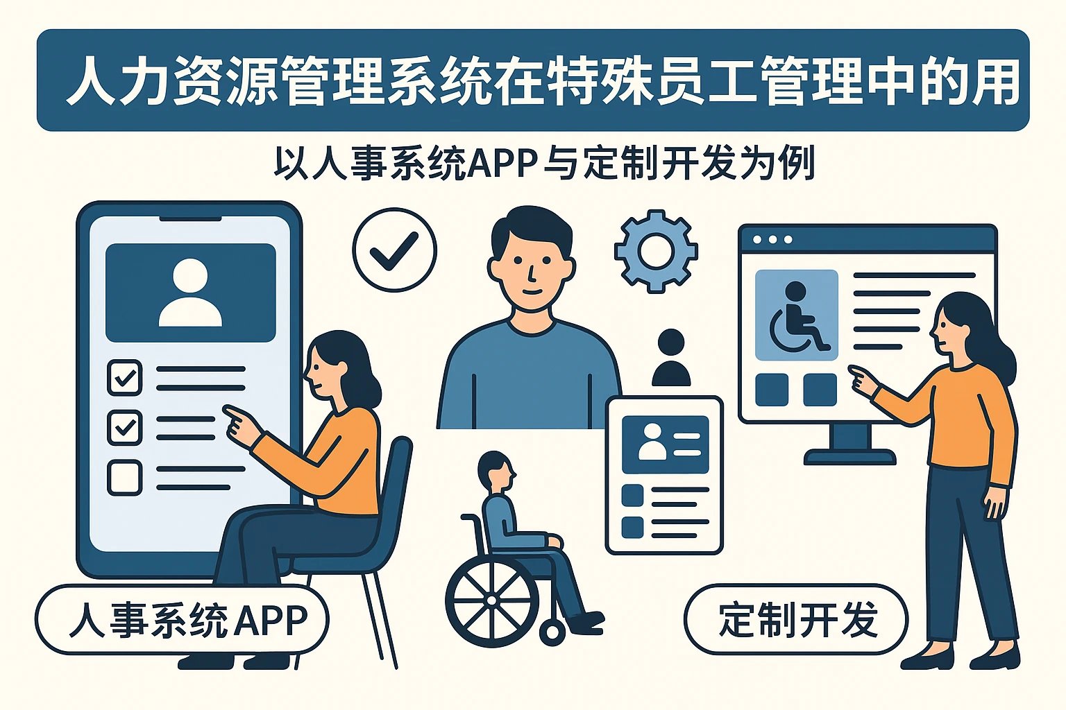 人力资源管理系统在特殊员工管理中的应用——以人事系统APP与定制开发为例