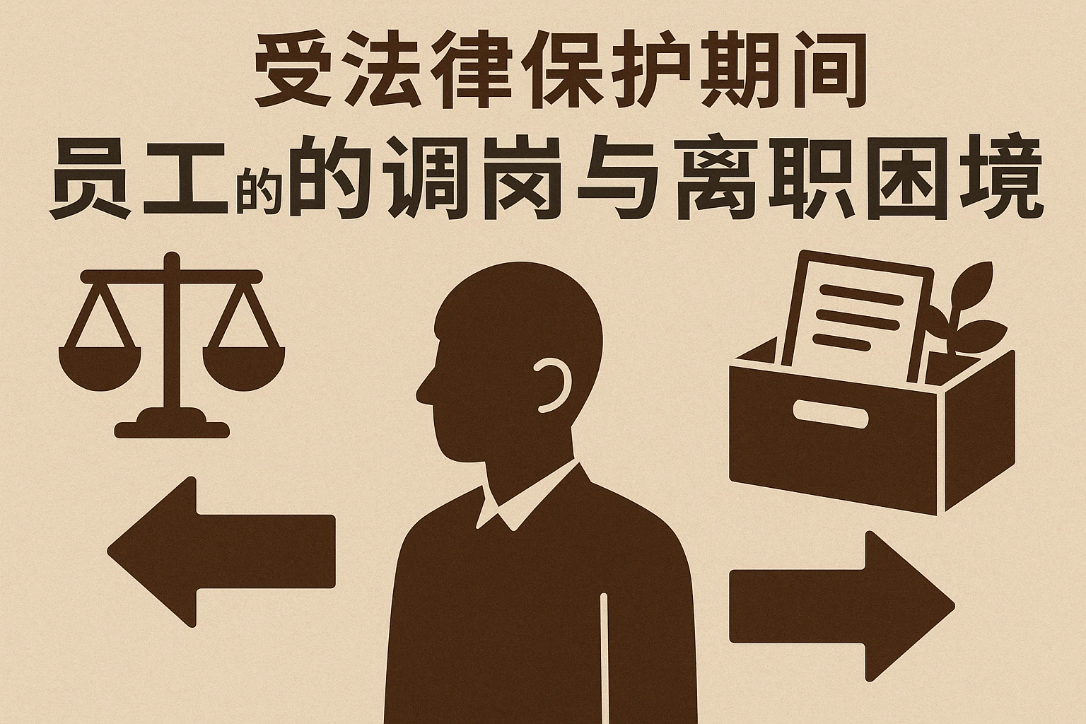 受法律保护期间员工的调岗与离职困境