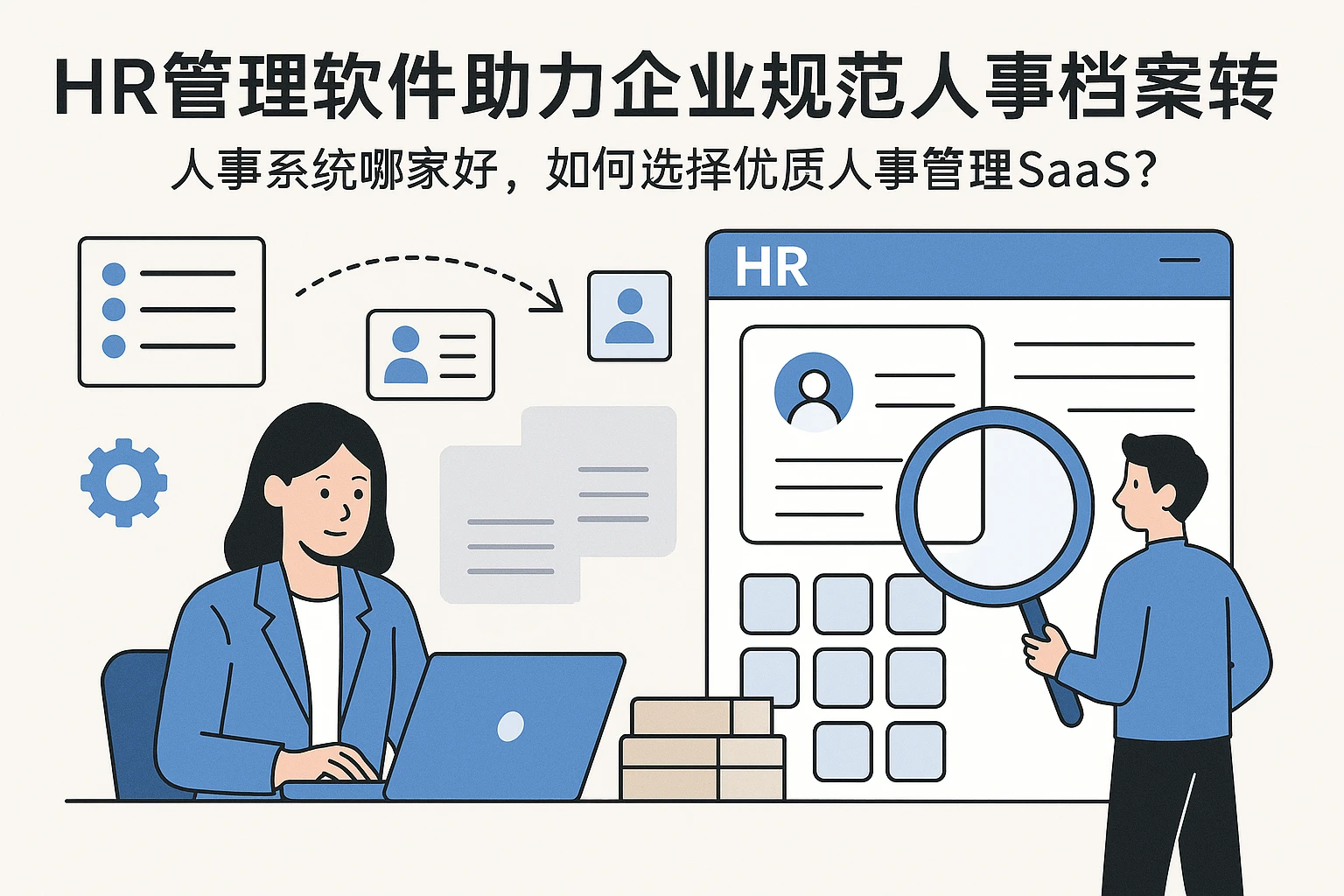 HR管理软件助力企业规范人事档案流转：人事系统哪家好，如何选择优质人事管理SaaS？