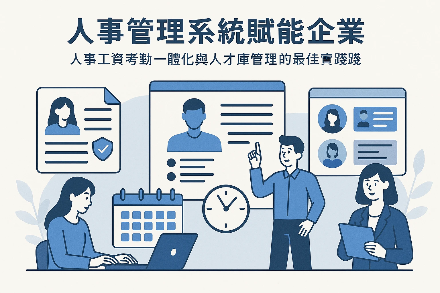 人事管理系统赋能企业：人事工资考勤一体化与人才库管理的最佳实践