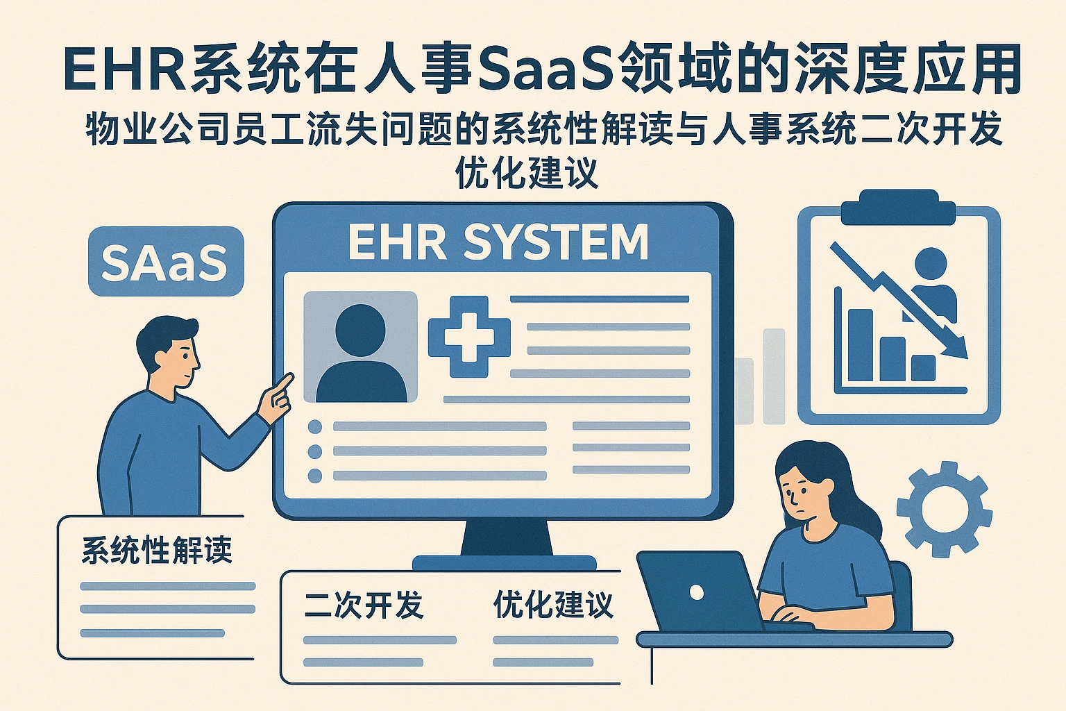 EHR系统在人事SaaS领域的深度应用——物业公司员工流失问题的系统性解读与人事系统二次开发优化建议