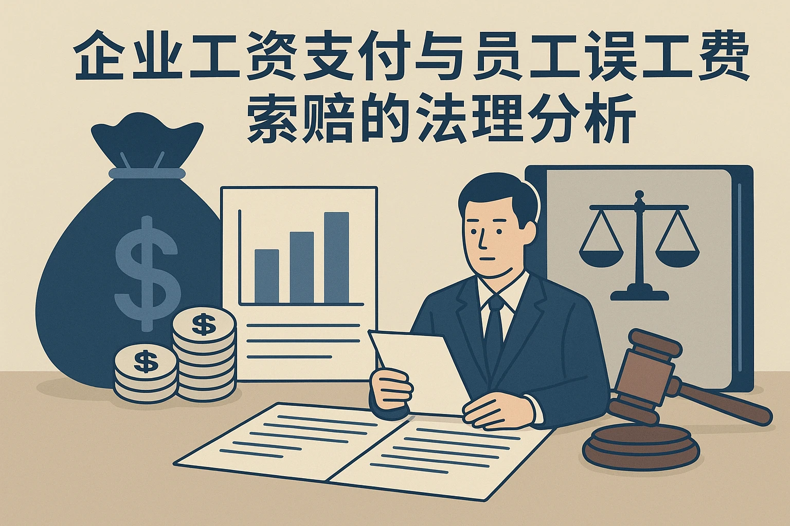 企业工资支付与员工误工费索赔的法理分析
