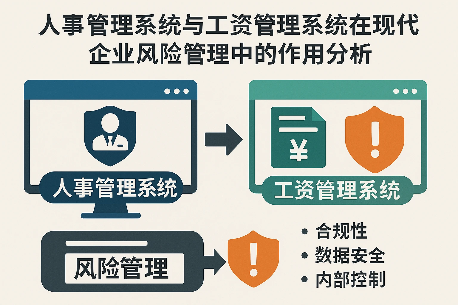 人事管理系统与工资管理系统在现代企业风险管理中的作用分析