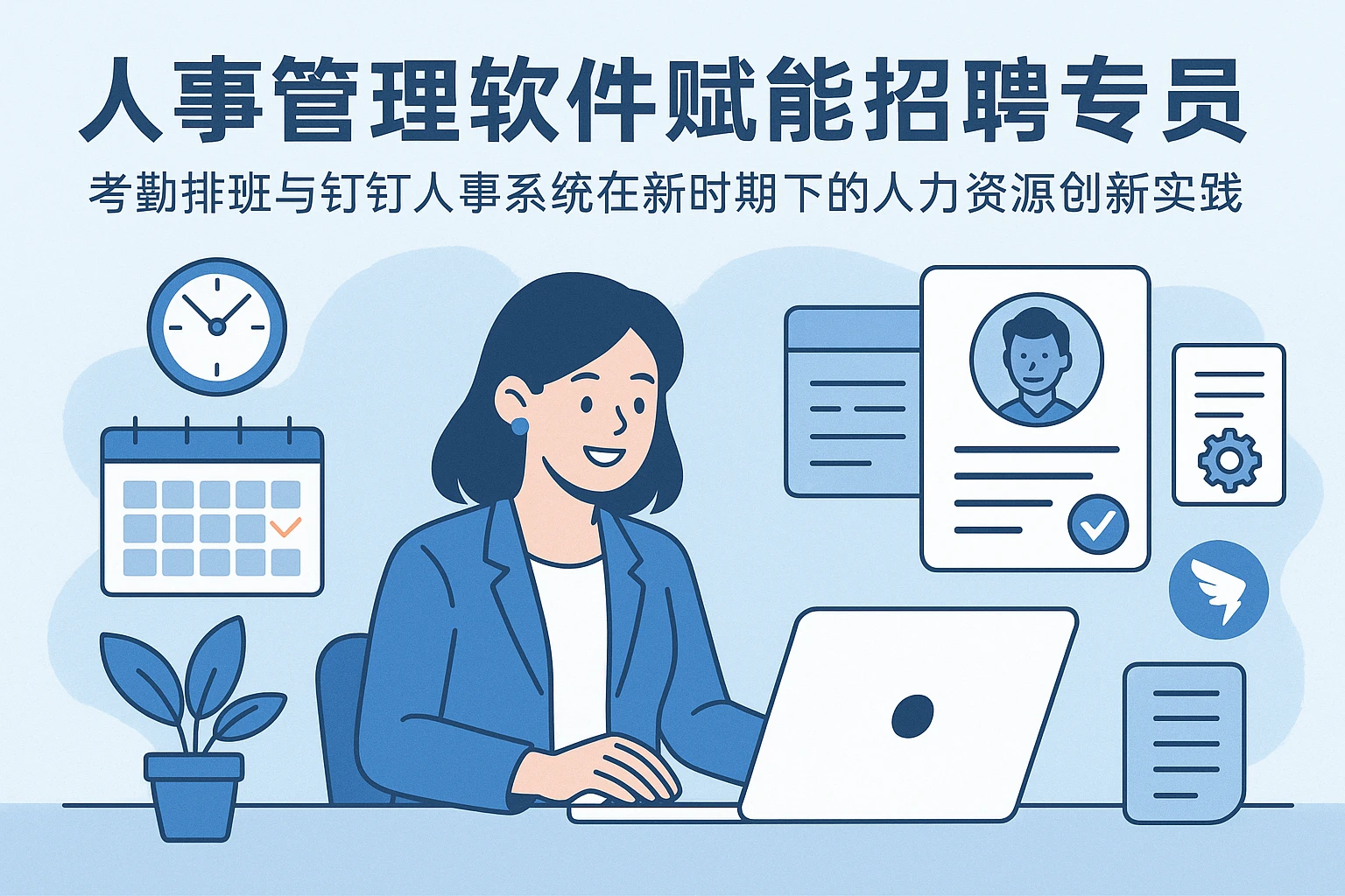 人事管理软件赋能招聘专员——考勤排班与钉钉人事系统在新时期下的人力资源创新实践