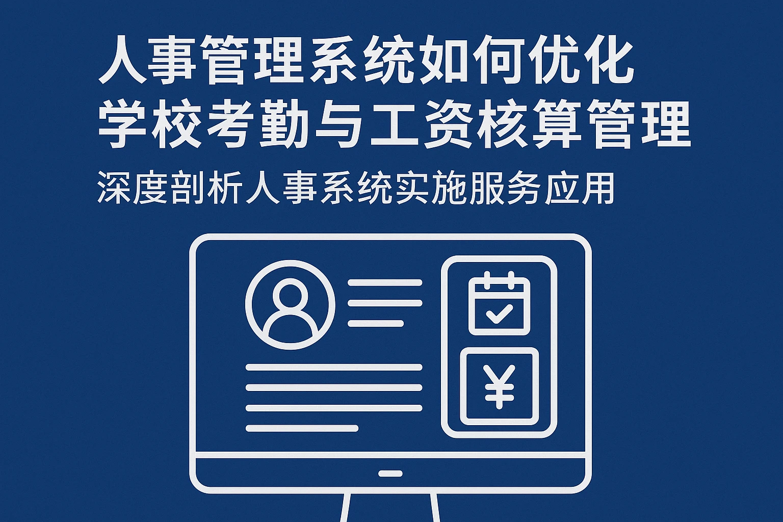 人事管理系统如何优化学校考勤与工资核算管理——深度剖析人事系统实施服务应用