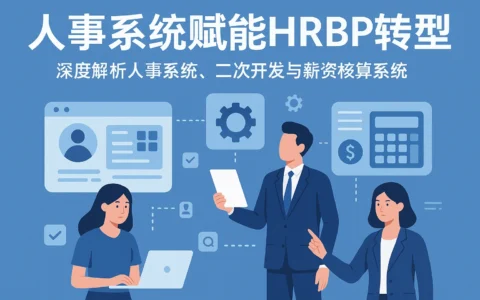 人事系统赋能HRBP转型——深度解析人事系统、二次开发与薪资核算系统