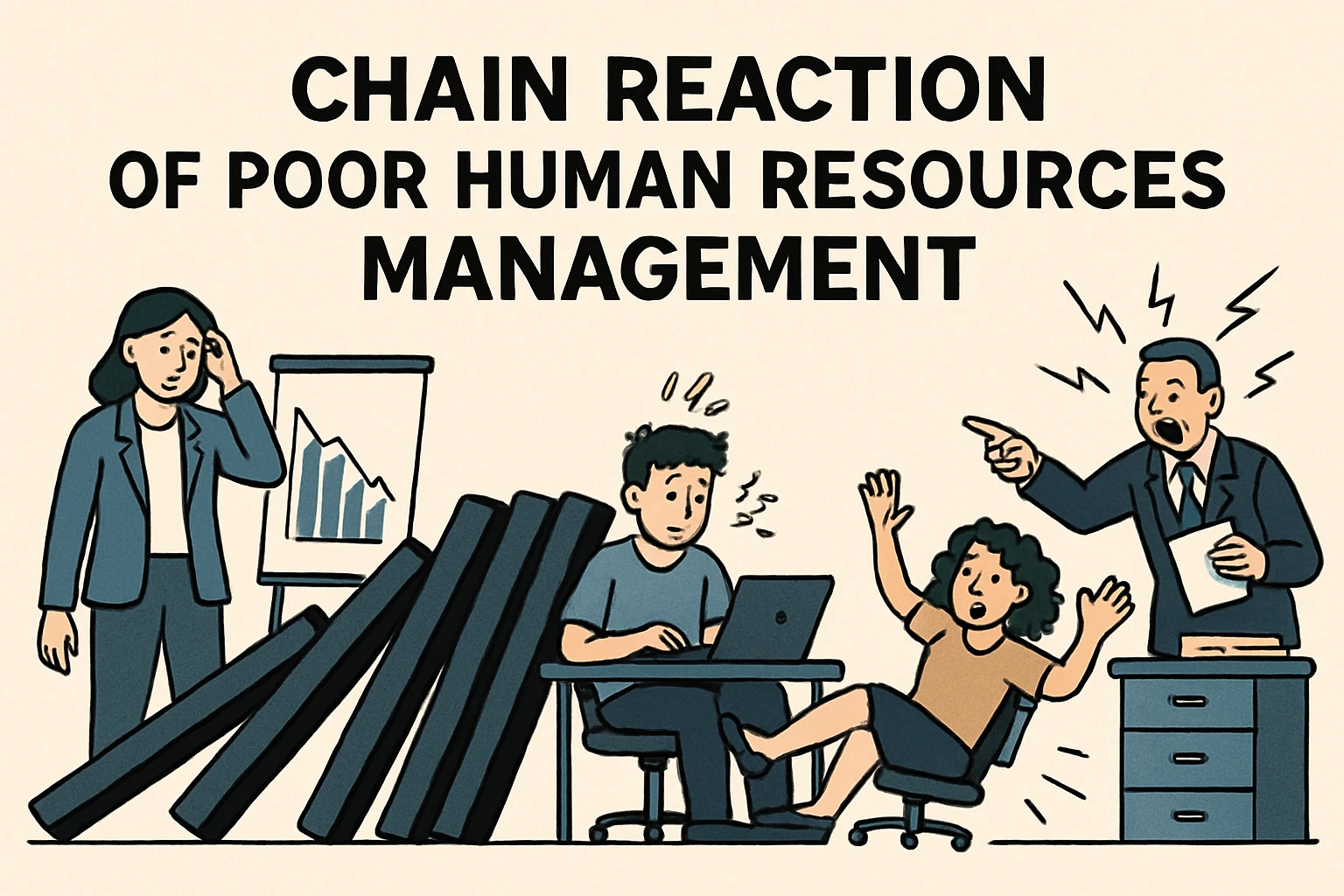 人力资源管理混乱带来的连锁反应