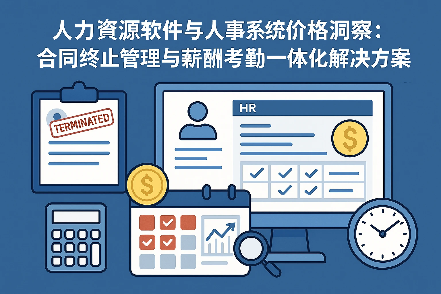 人力资源软件与人事系统价格洞察：合同终止管理与薪酬考勤一体化解决方案