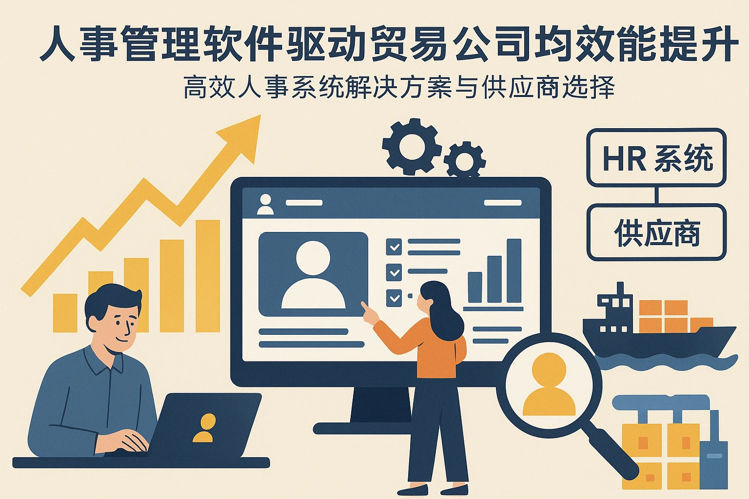 人事管理软件驱动贸易公司人均效能提升——高效人事系统解决方案与供应商选择