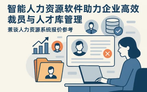 智能人力资源软件助力企业高效裁员与人才库管理——兼谈人力资源系统报价参考