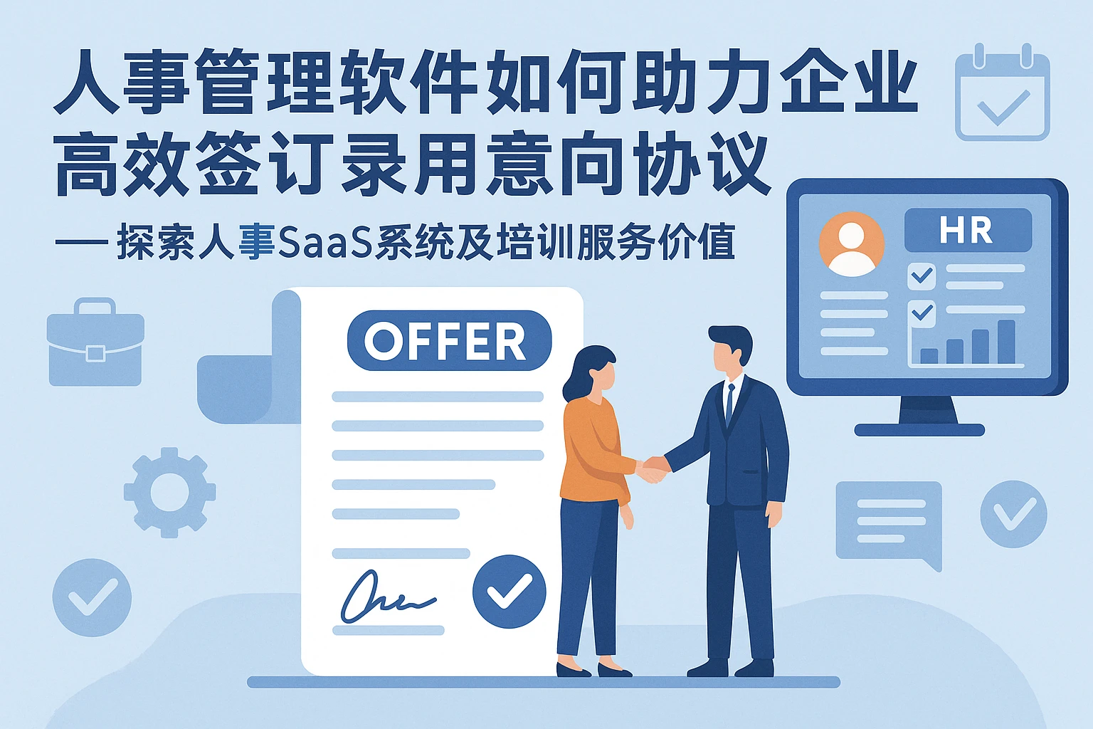 人事管理软件如何助力企业高效签订录用意向协议 —— 探索人事SaaS系统及培训服务价值