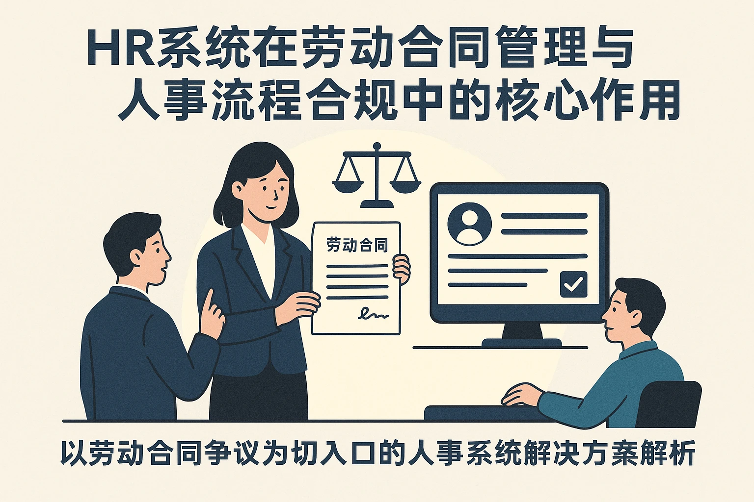 HR系统在劳动合同管理与人事流程合规中的核心作用——以劳动合同争议为切入口的人事系统解决方案解析