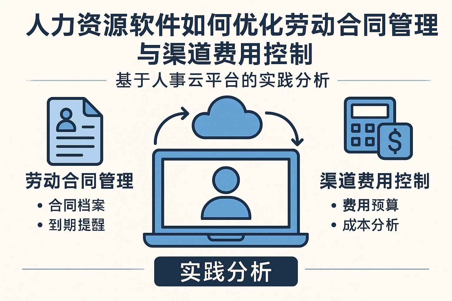 人力资源软件如何优化劳动合同管理与渠道费用控制：基于人事云平台的实践分析