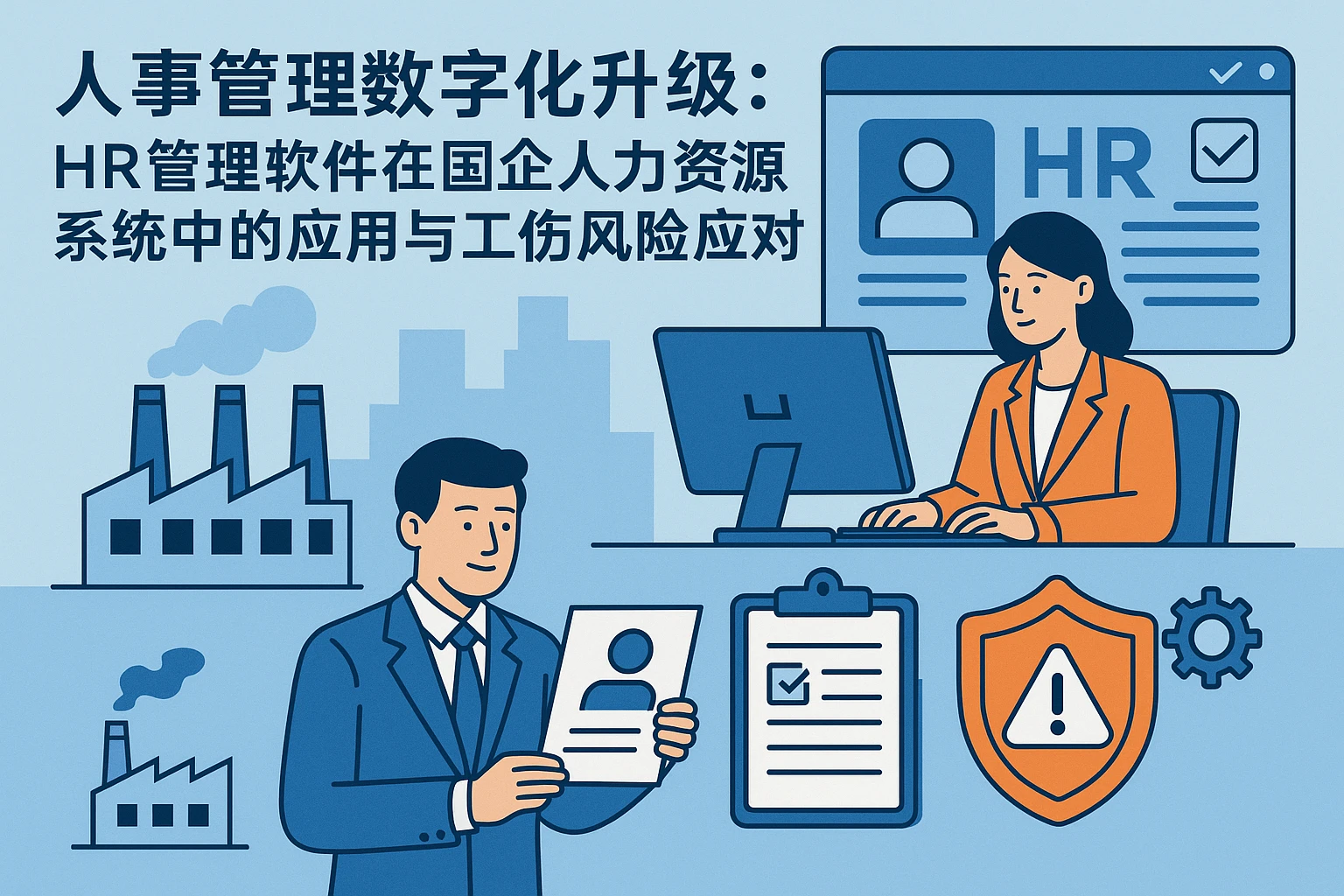 人事管理数字化升级：HR管理软件在国企人力资源系统中的应用与工伤风险应对