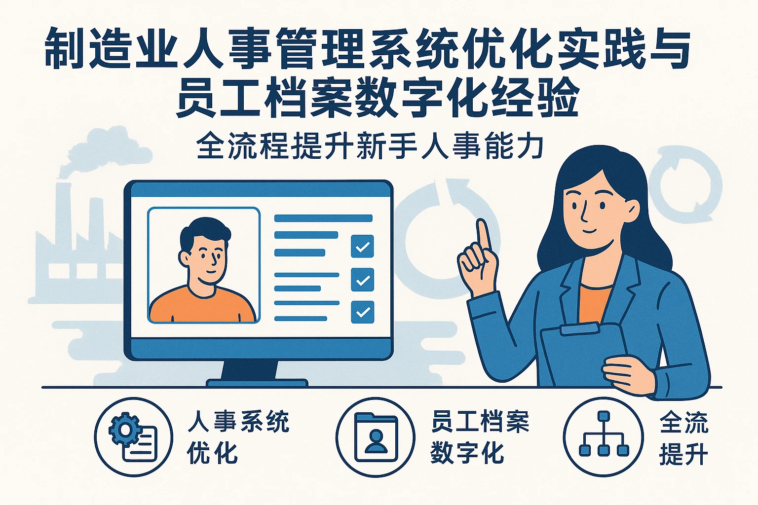 制造业人事管理系统优化实践与员工档案数字化经验 | 全流程提升新手人事能力