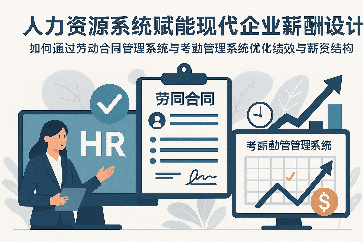 人力资源系统赋能现代企业薪酬设计：如何通过劳动合同管理系统与考勤管理系统优化绩效与薪资结构
