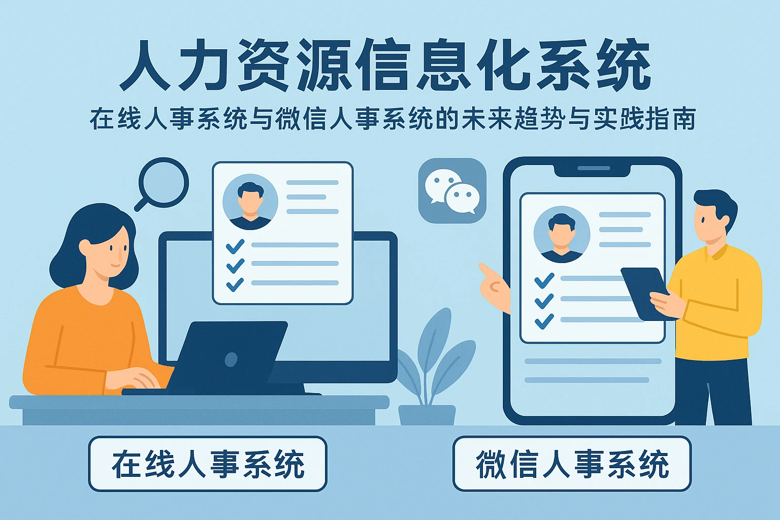 人力资源信息化系统：在线人事系统与微信人事系统的未来趋势与实践指南