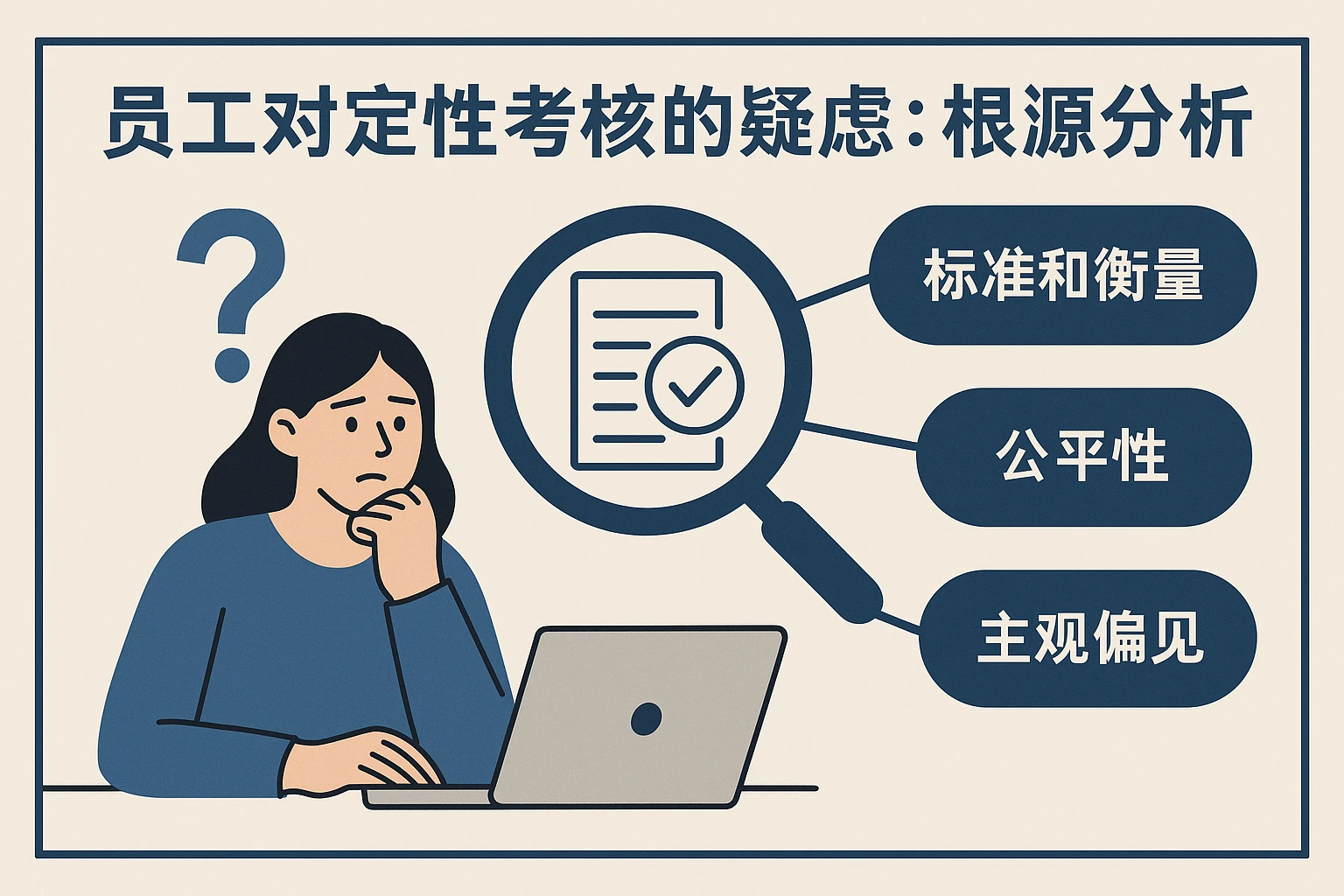 员工对定性考核的疑虑：根源分析