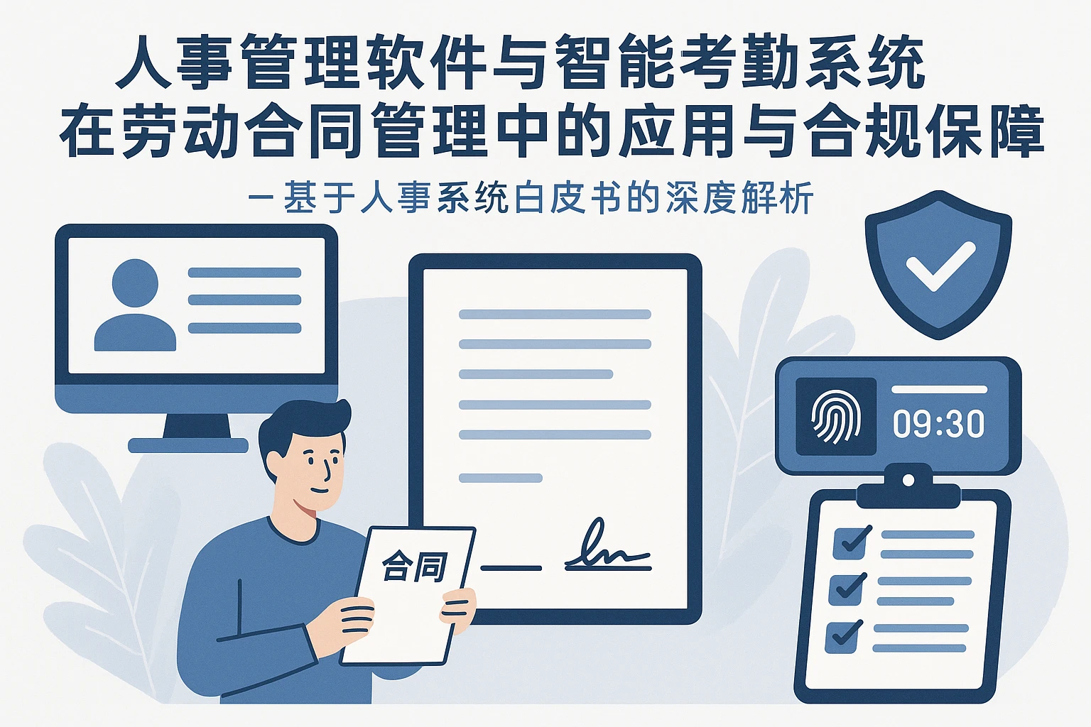 人事管理软件与智能考勤系统在劳动合同管理中的应用与合规保障——基于人事系统白皮书的深度解析