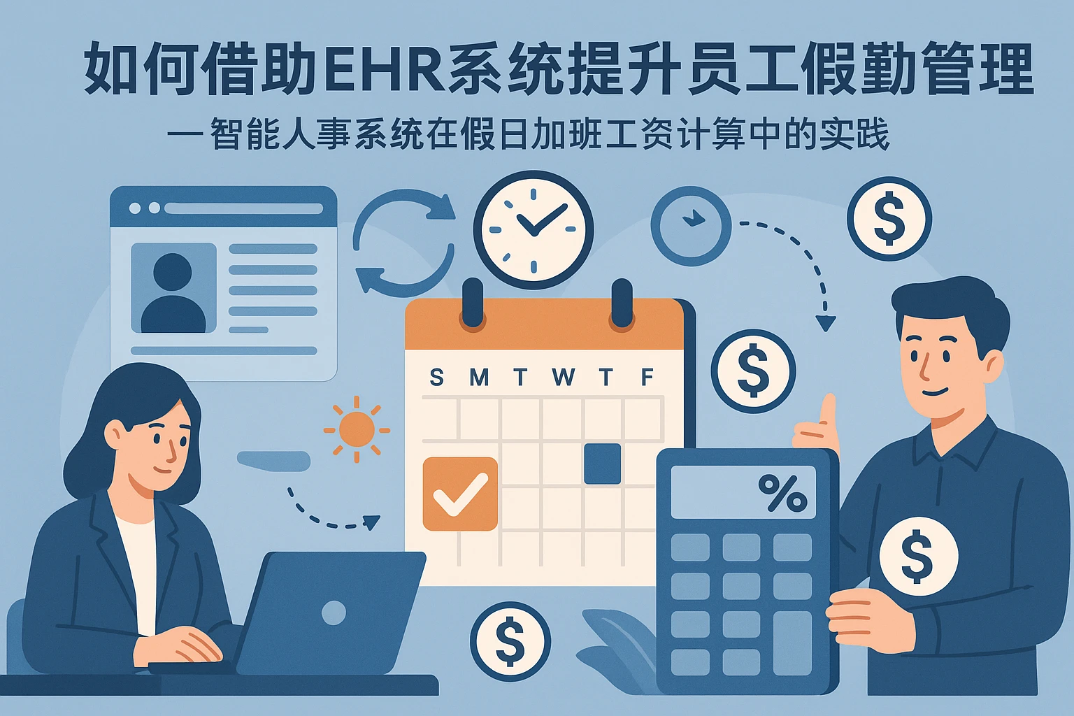 如何借助EHR系统提升员工假勤管理——智能人事系统在假日加班工资计算中的实践