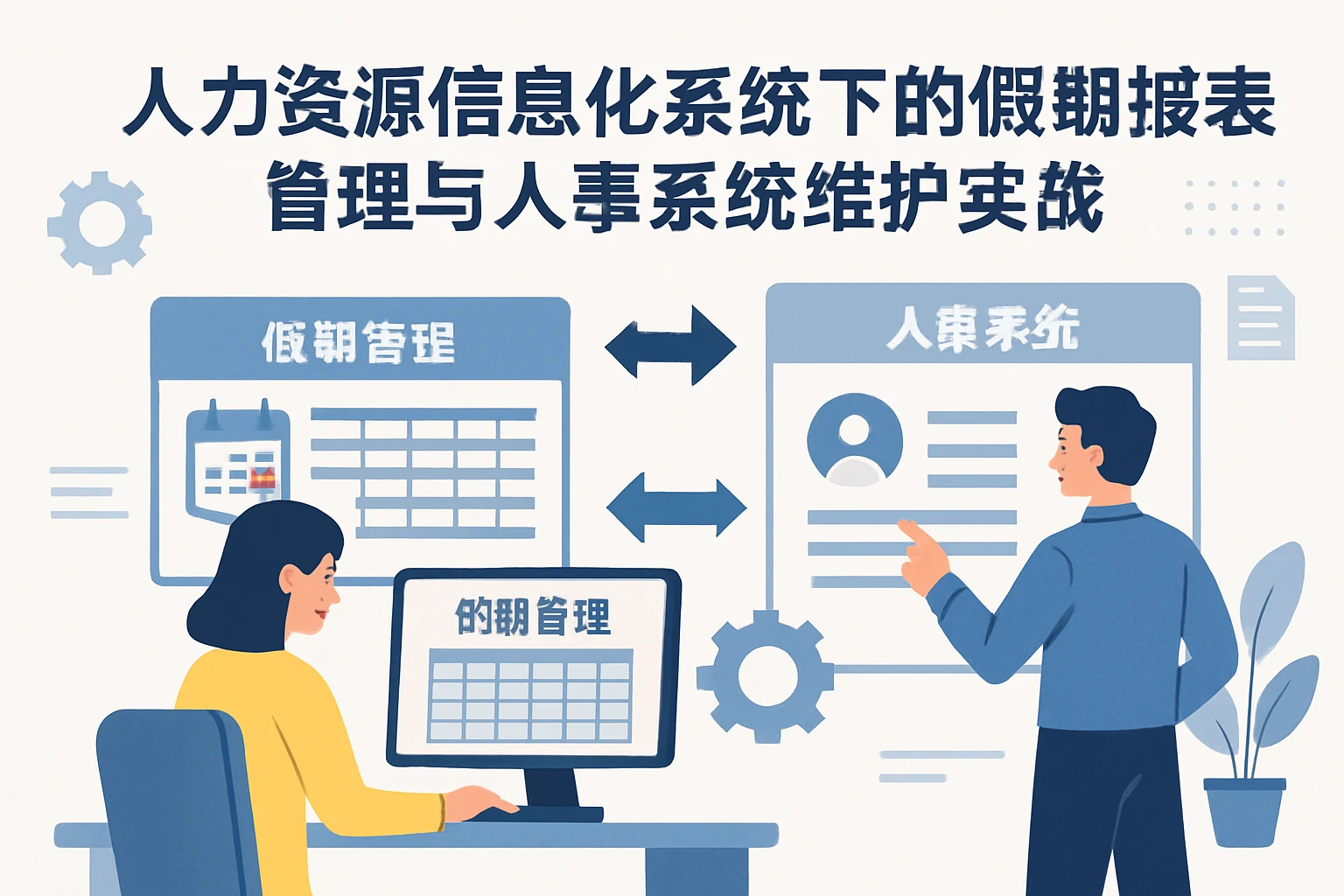 人力资源信息化系统下的假期报表管理与人事系统维护实战