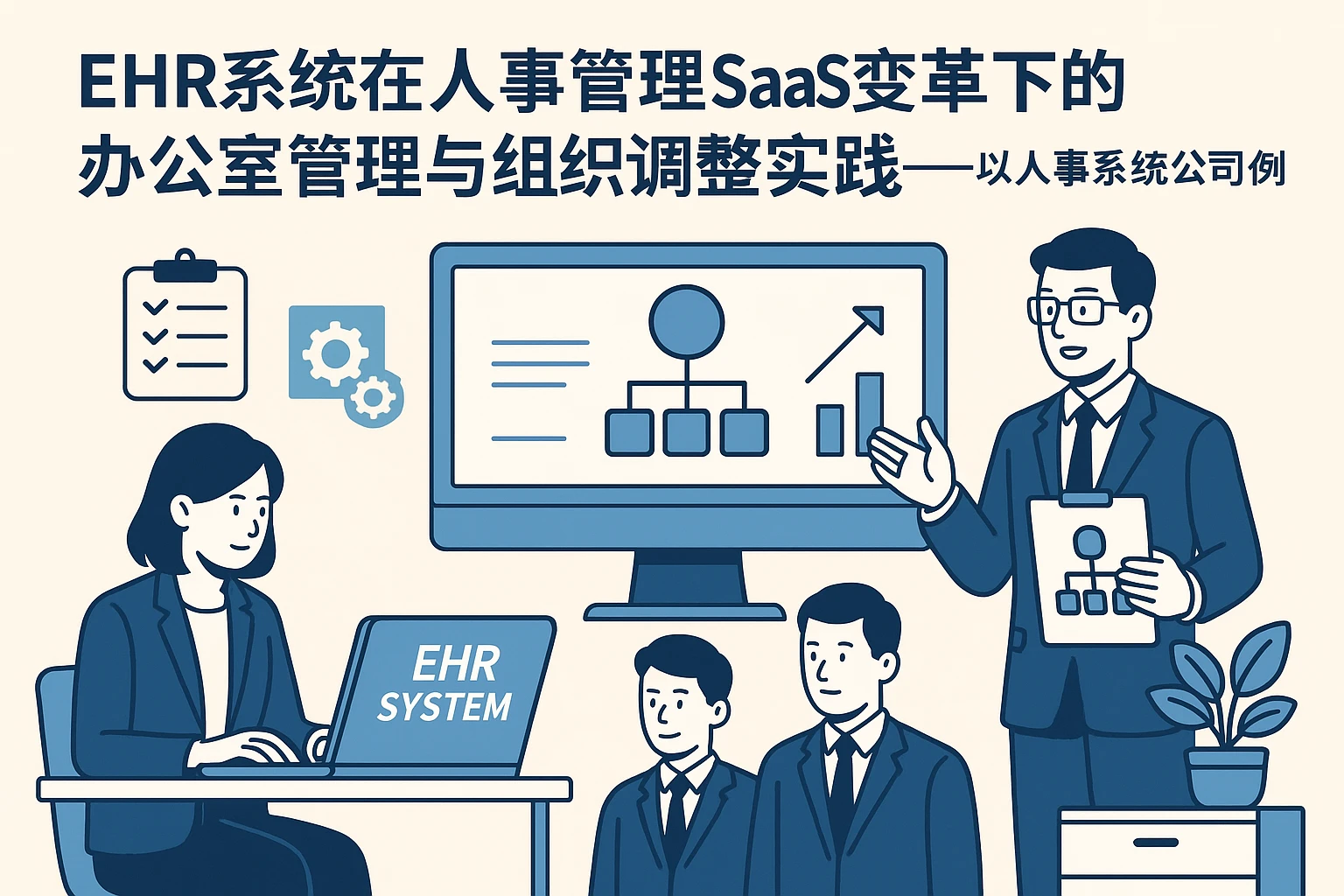 EHR系统在人事管理SaaS变革下的办公室管理与组织调整实践——以人事系统公司为例