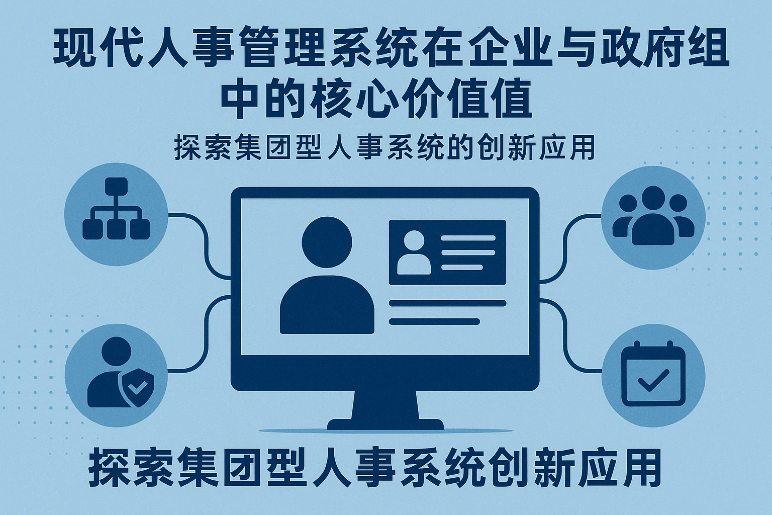 现代人事管理系统在企业与政府组织中的核心价值——探索集团型人事系统的创新应用