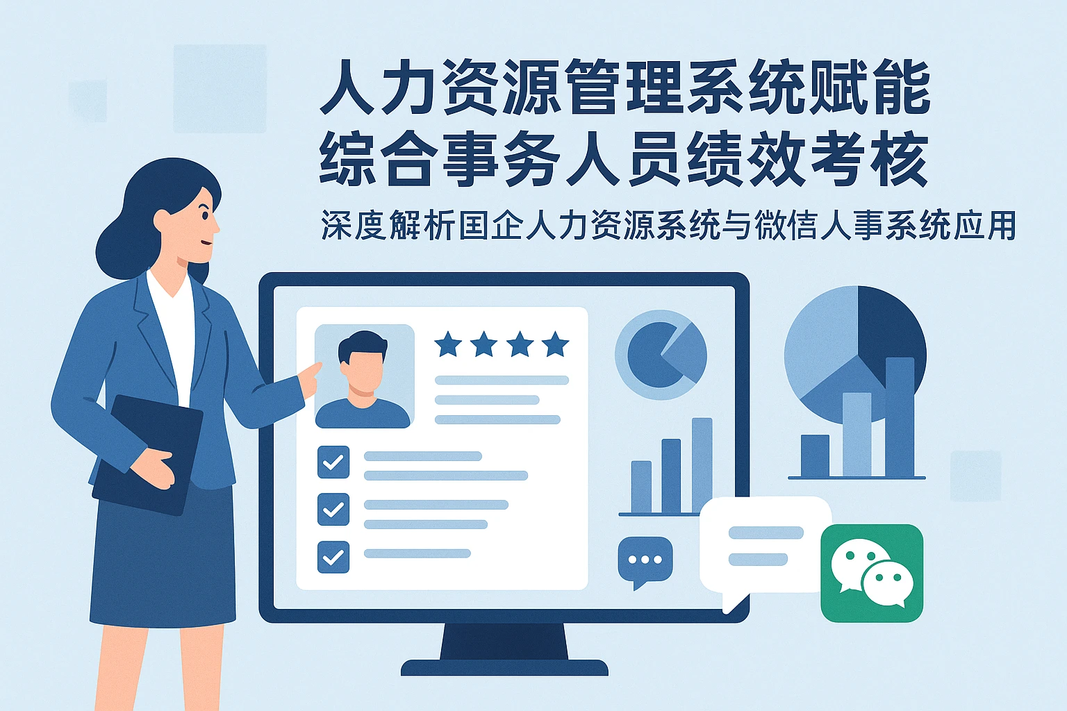 人力资源管理系统赋能综合事务人员绩效考核——深度解析国企人力资源系统与微信人事系统应用