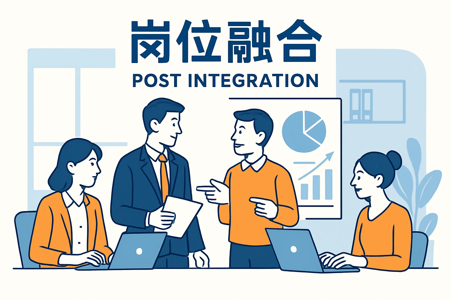 企业现实实践中的岗位融合